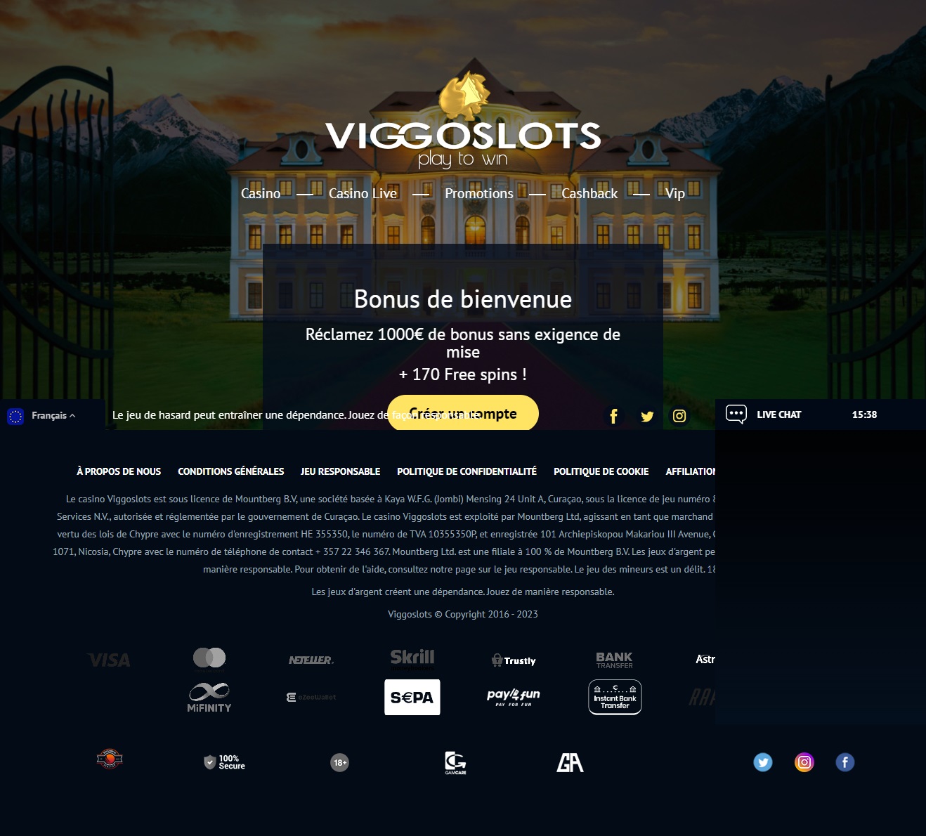 viggoslots casino login